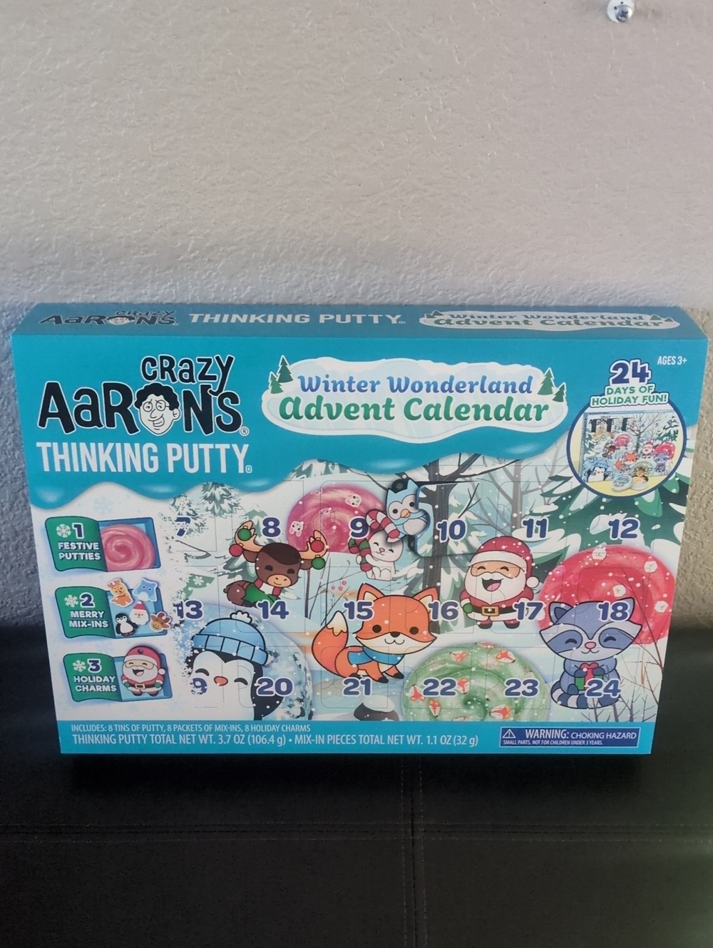 Crazy Aarons Thinking Putty Winter Wonderland Advent Calendar
